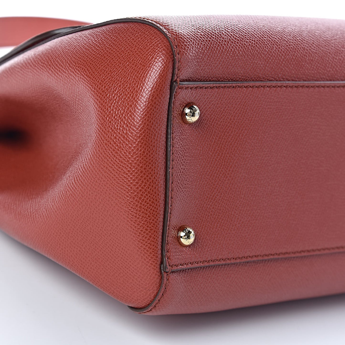 Dauphine Large Miss Sicily Satchel Dark Orange