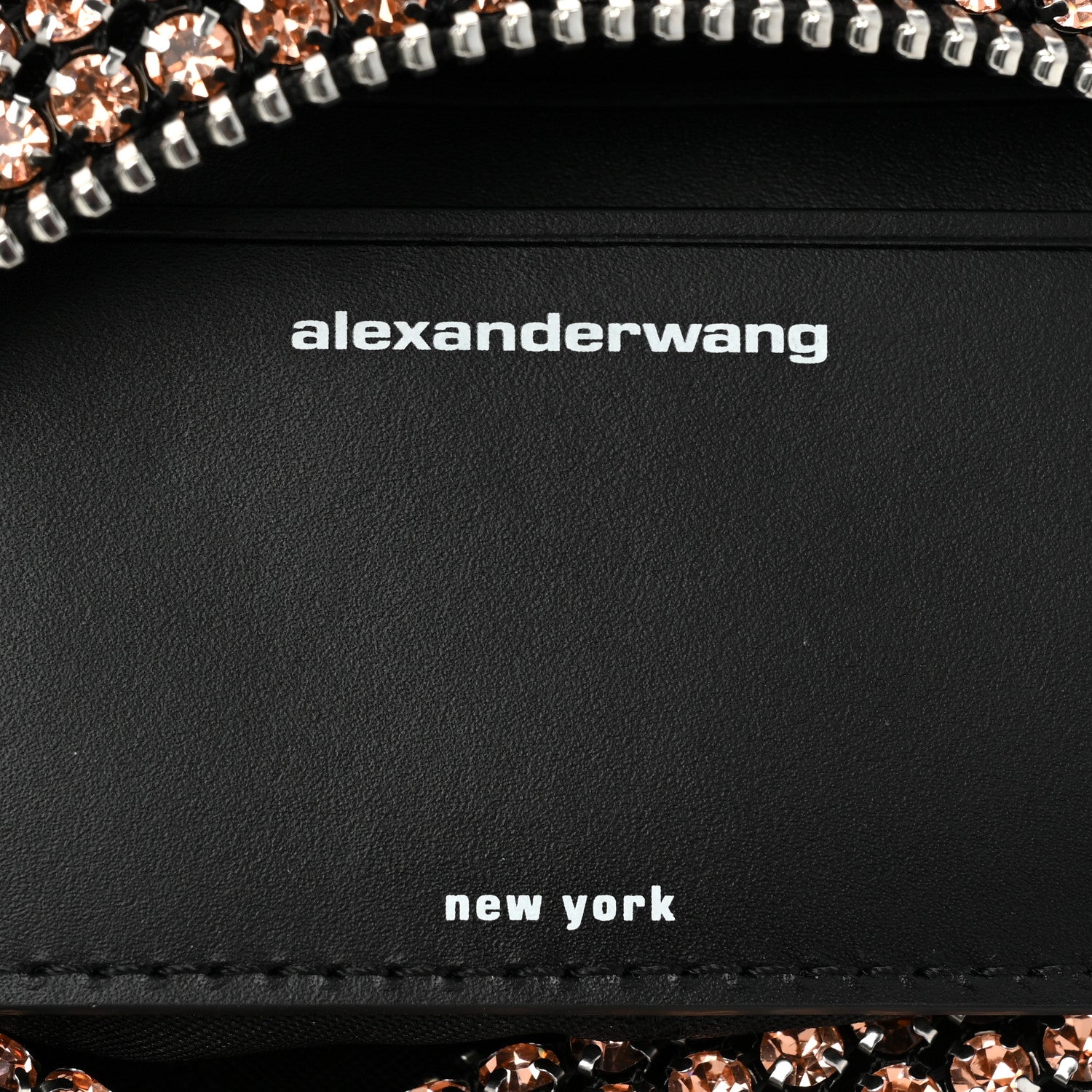 Alexander Wang Mesh Crystal Rhinestone Mini Heiress Pouch Faded Neon Orange 6 of 8