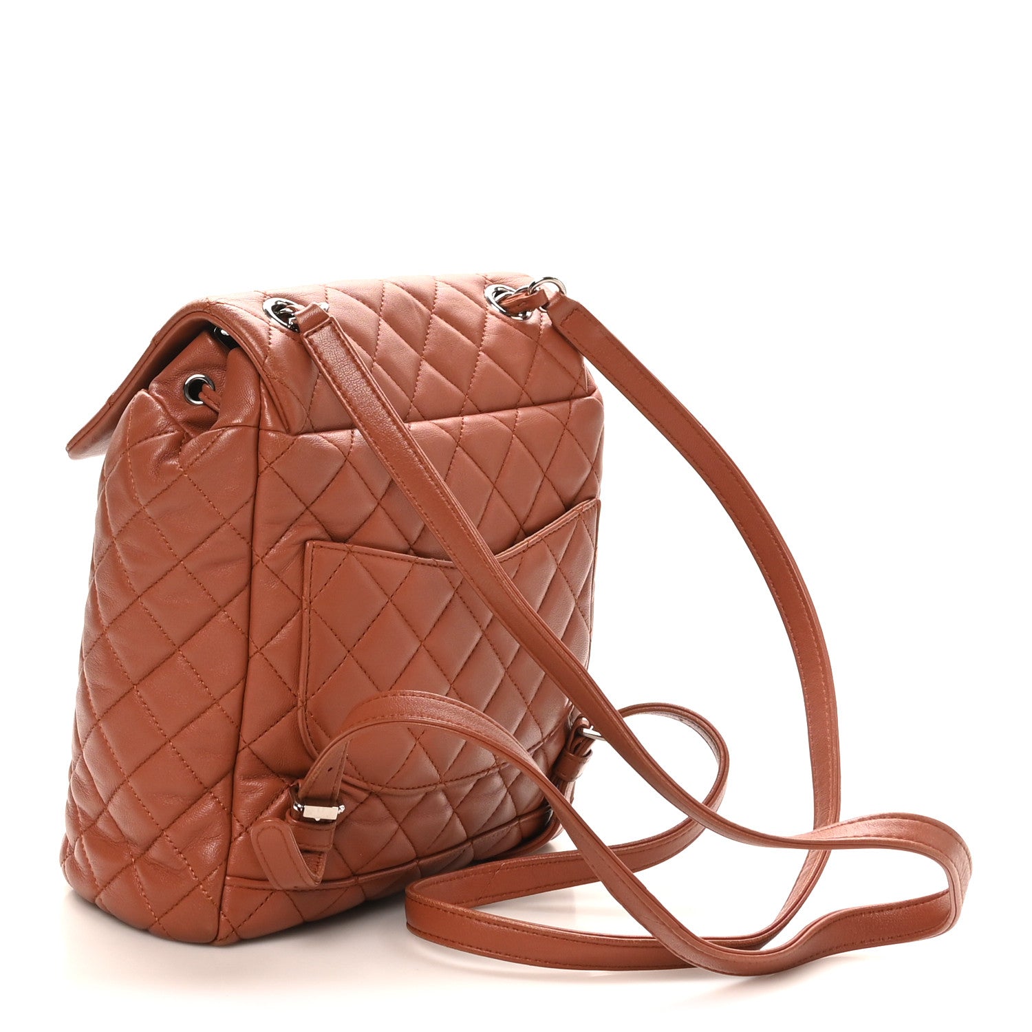Chanel Lambskin Quilted Small Urban Spirit Backpack Brown 3 of 10