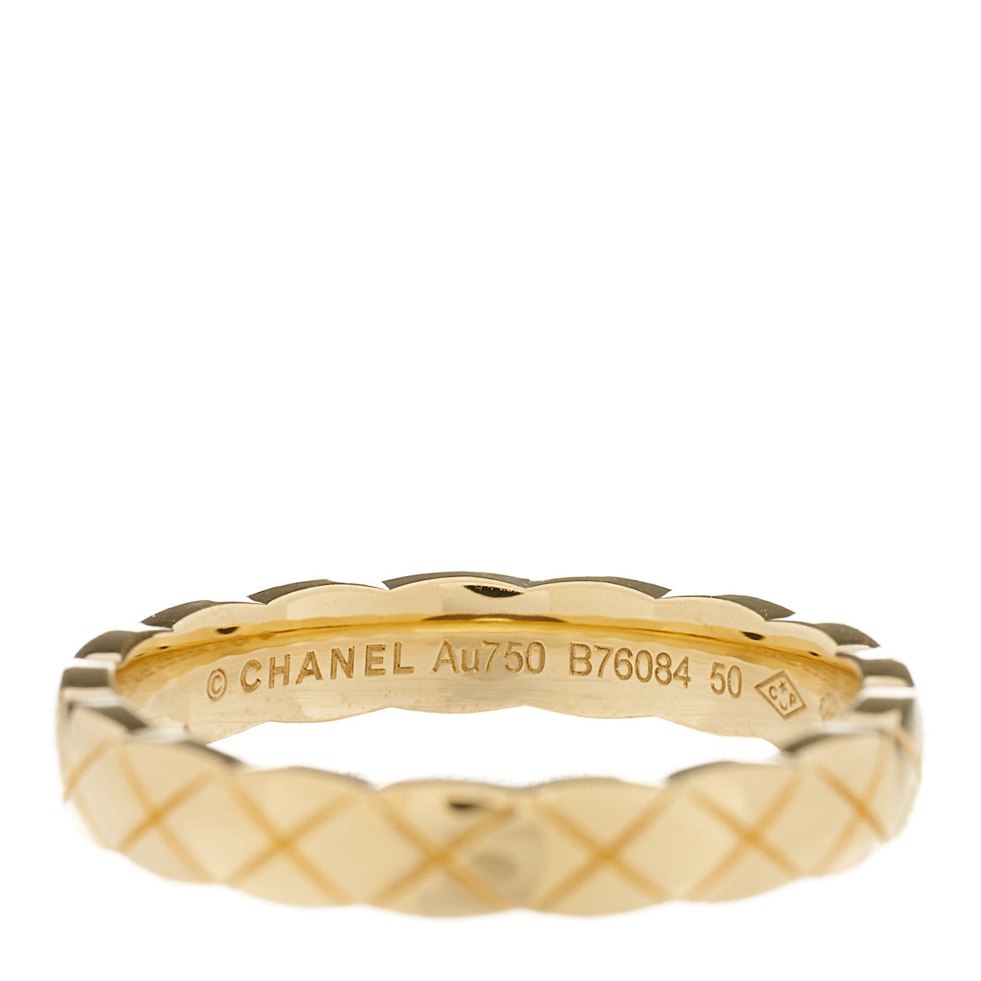 18K Yellow Gold Mini Coco Crush Ring 50 5.25