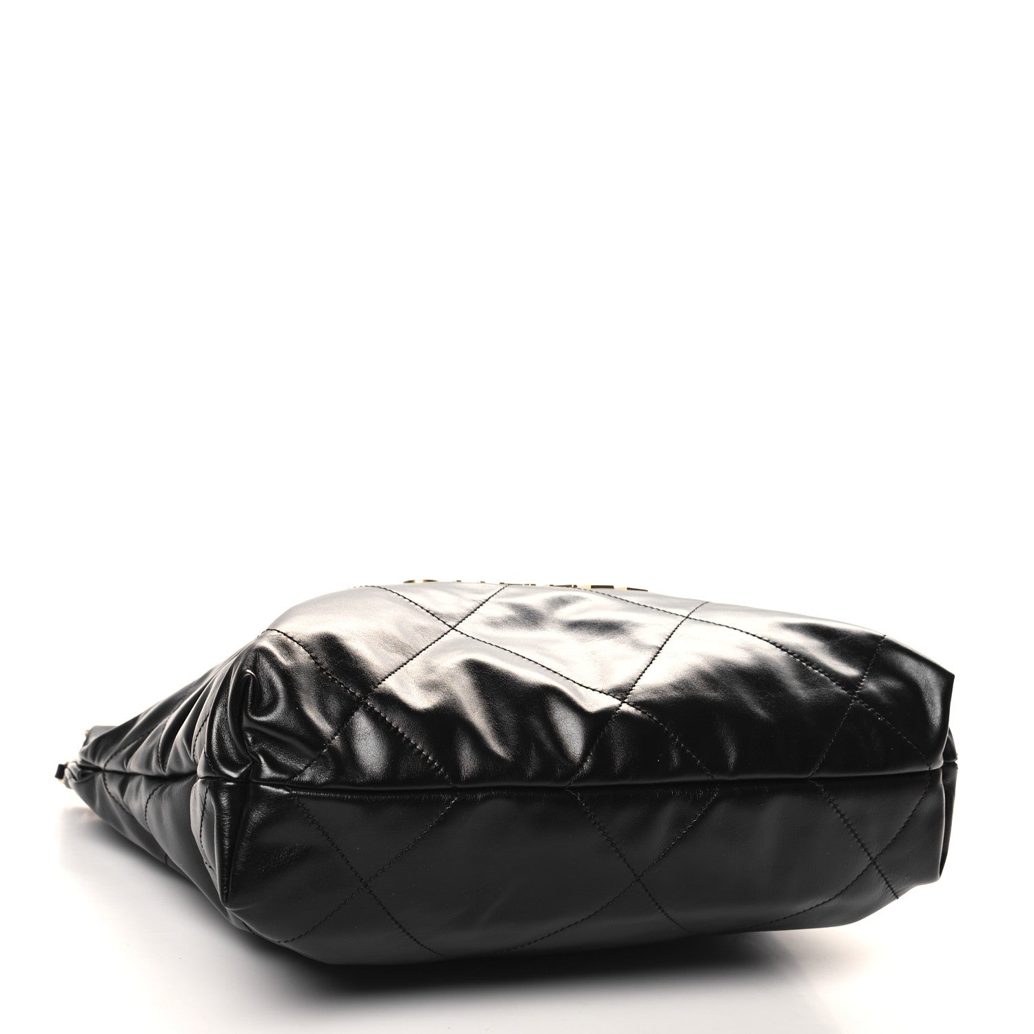 Chanel Shiny Calfskin Quilted Small Chanel 22 Black 5 of 11