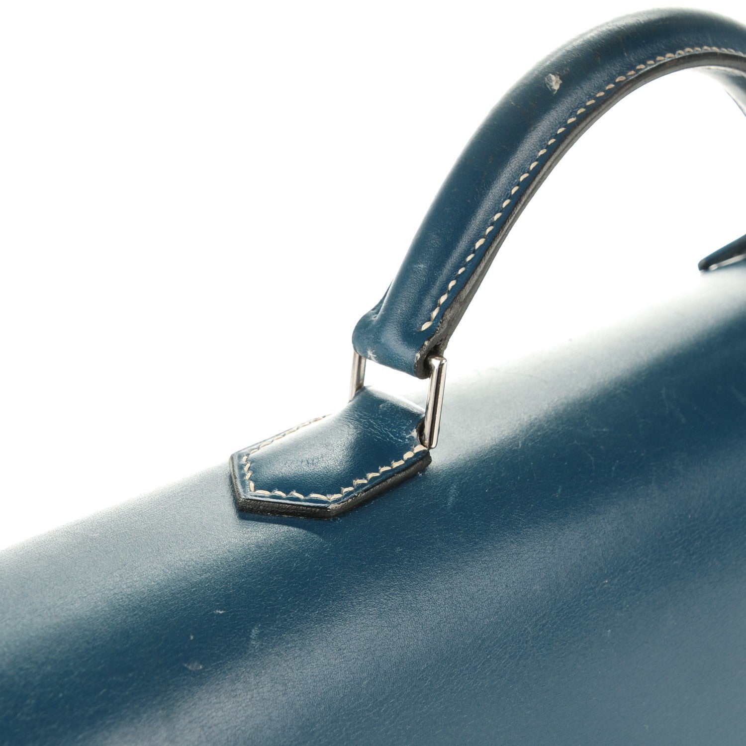 Hermes Box Kelly Depeche 38 Bleu Thalassa 22 of 34