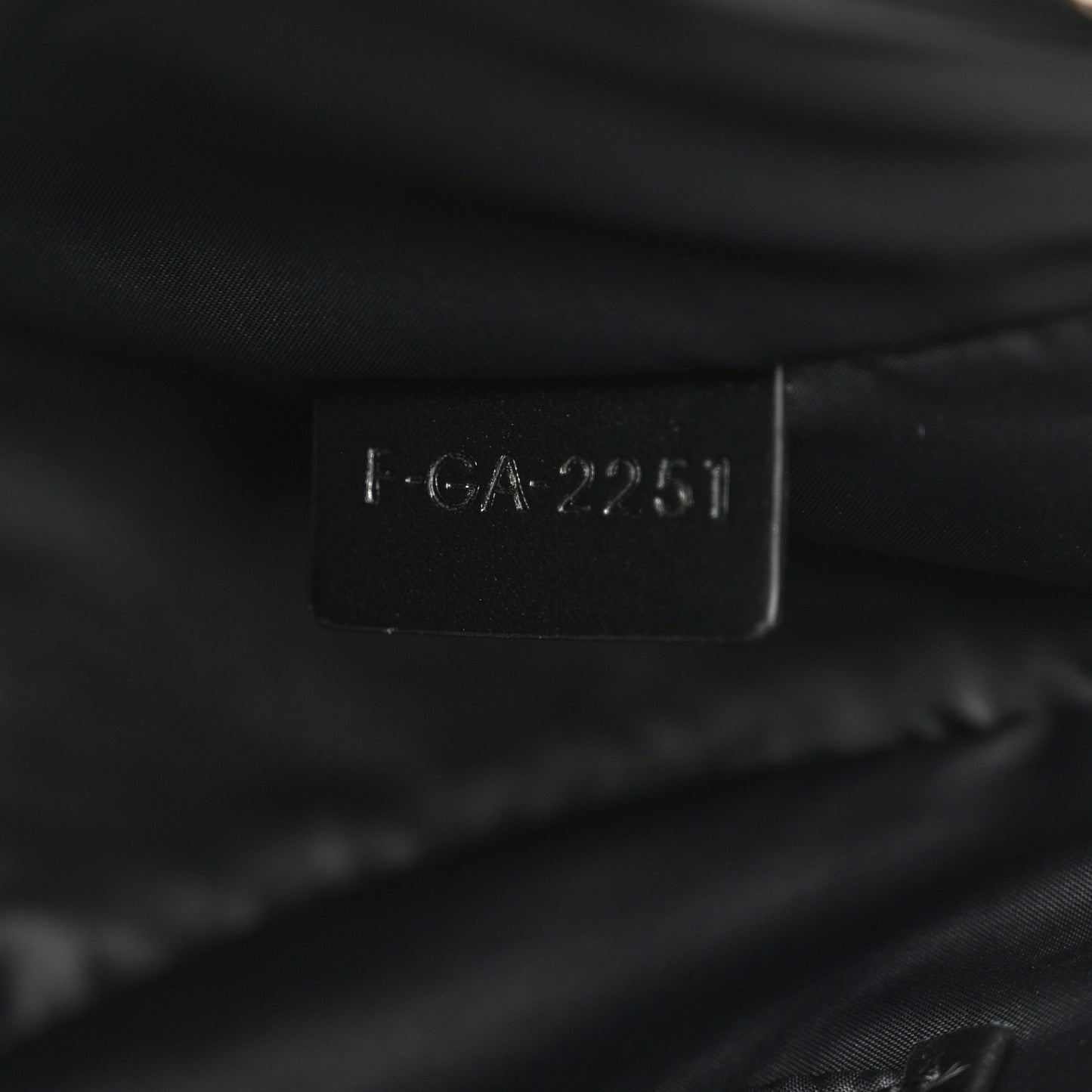 Nylon Ava Shoulder Bag Black