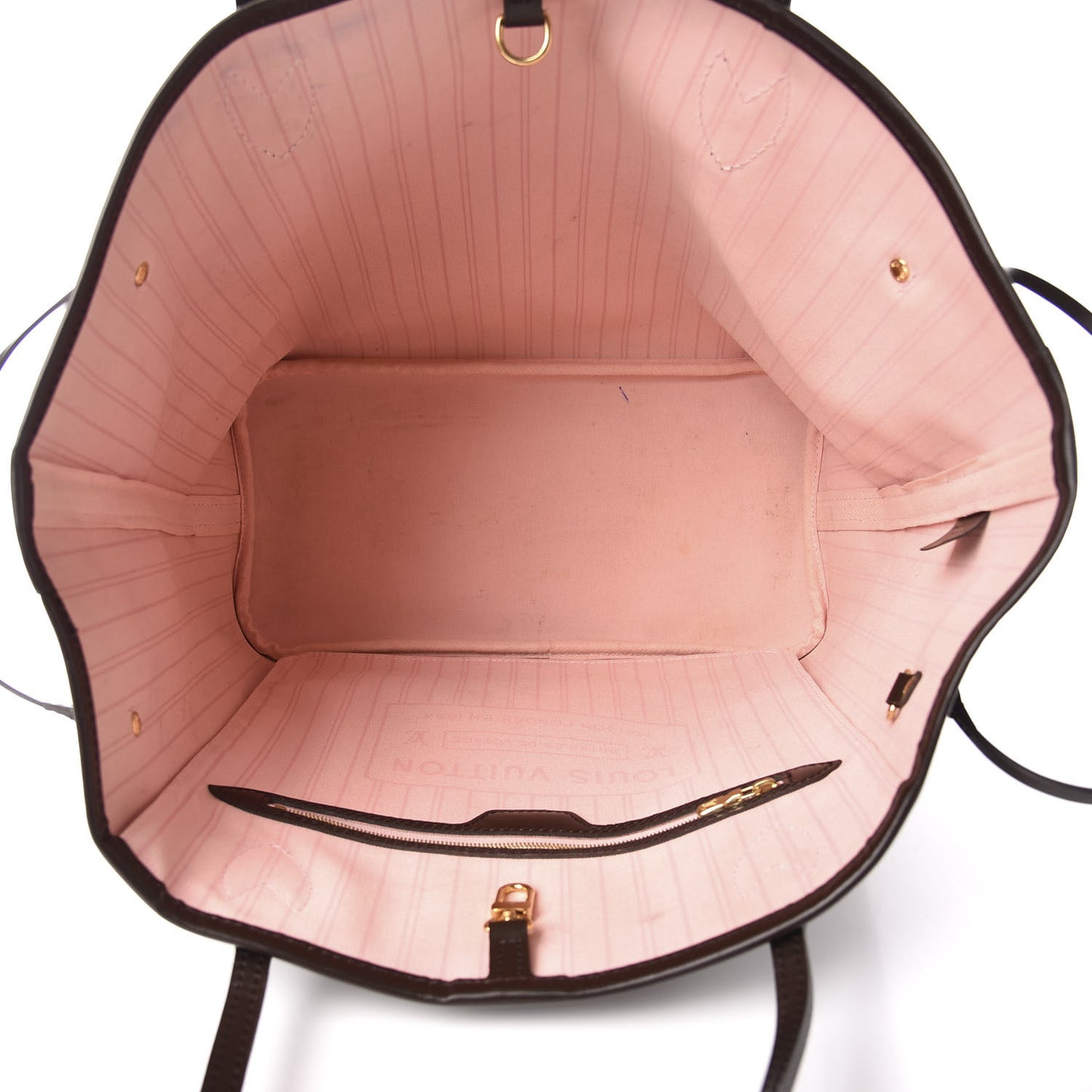 Damier Ebene Neo Neverfull MM Rose Ballerine