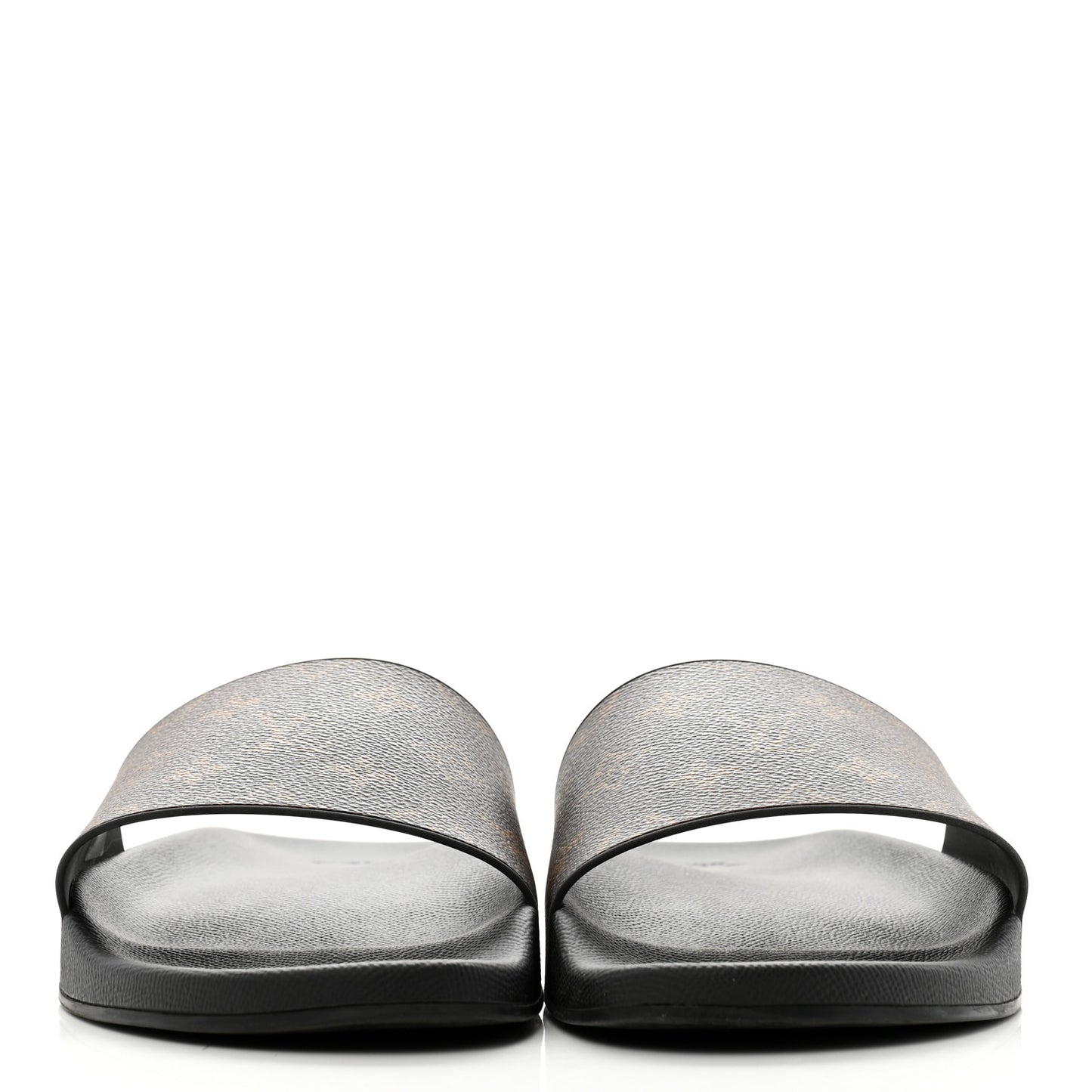 Rubber Monogram Mens Waterfront Mules 11 Macassar
