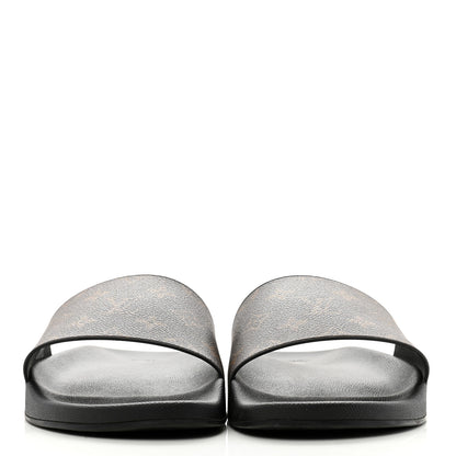 Louis Vuitton Rubber Monogram Mens Waterfront Mules 11 Macassar 3 of 9