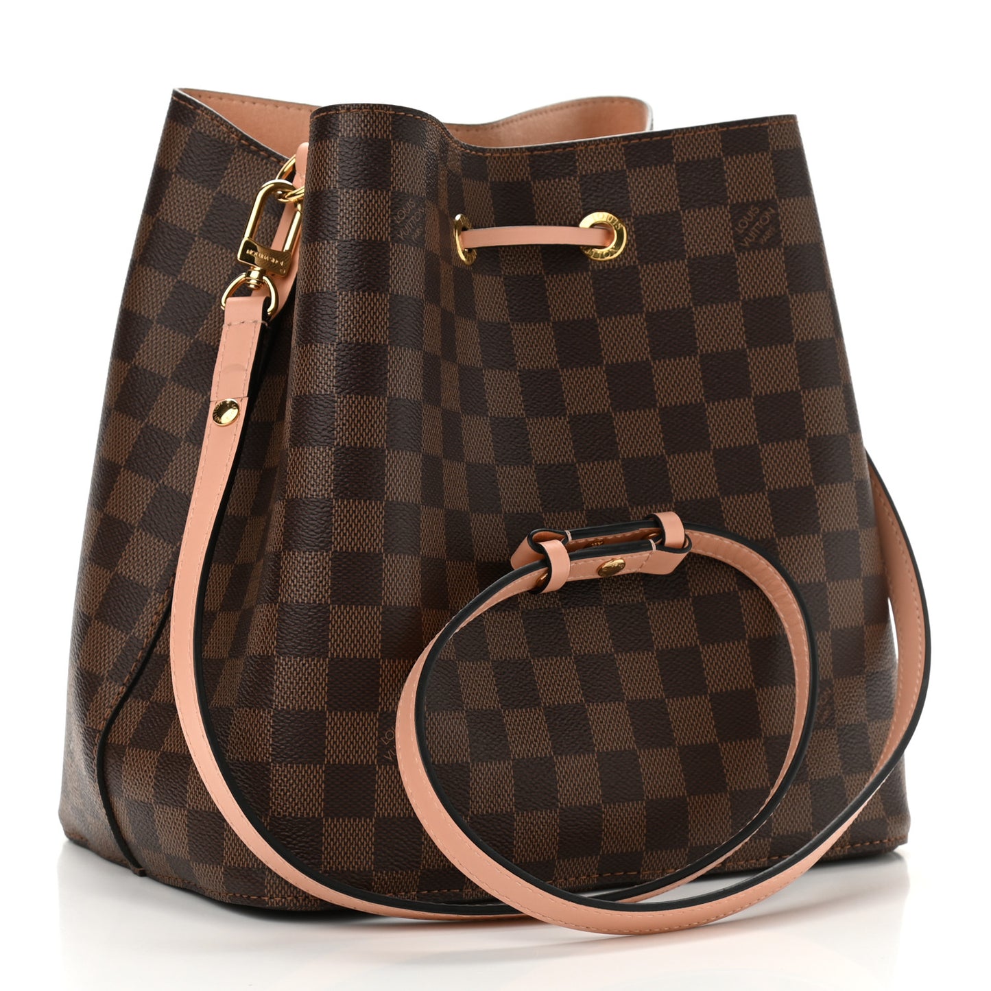 Damier Ebene Neonoe MM Venus Pink