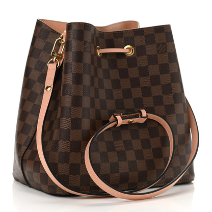 Louis Vuitton Damier Ebene Neonoe MM Venus Pink 3 of 11