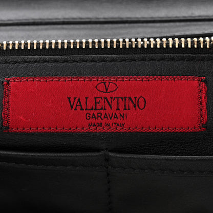 Valentino Garavani Vitello Medium Rockstud Tote Black 6 of 16