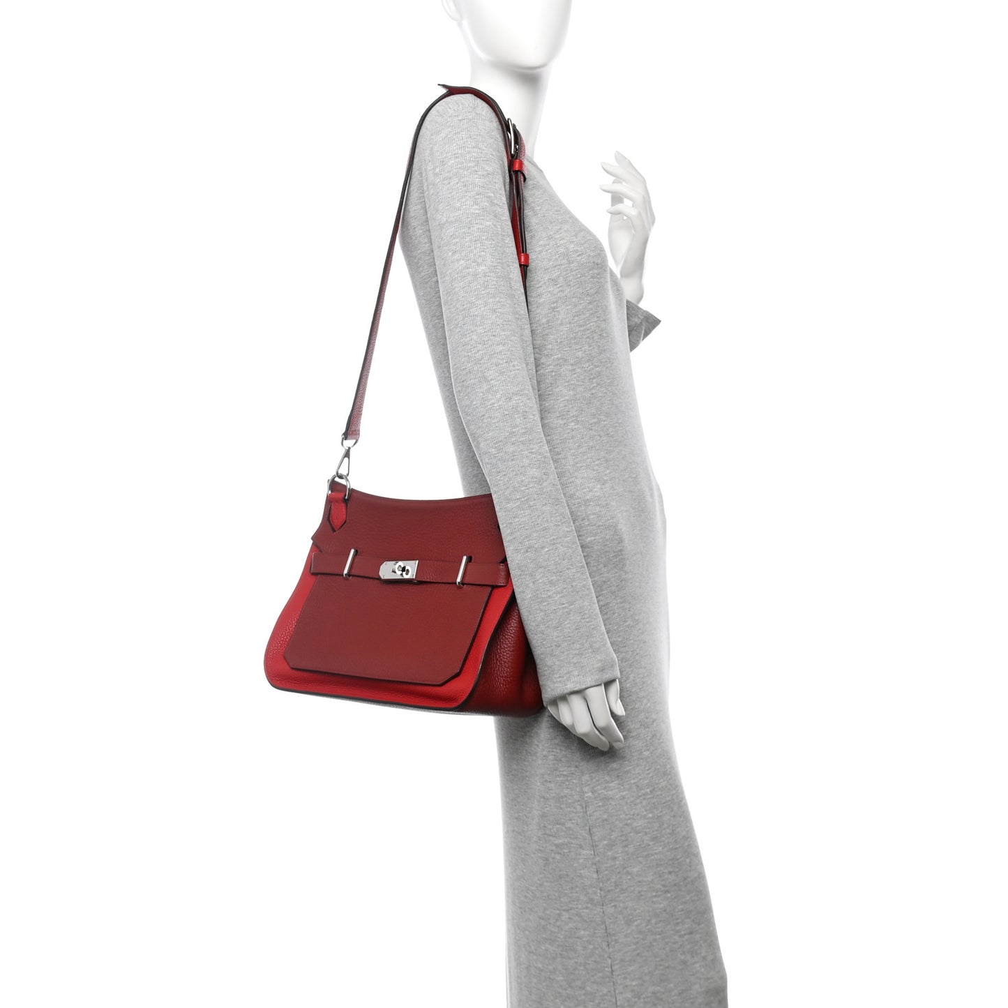 Taurillon Clemence Bi-Color Jypsiere 31 Rouge H Rouge Casaque