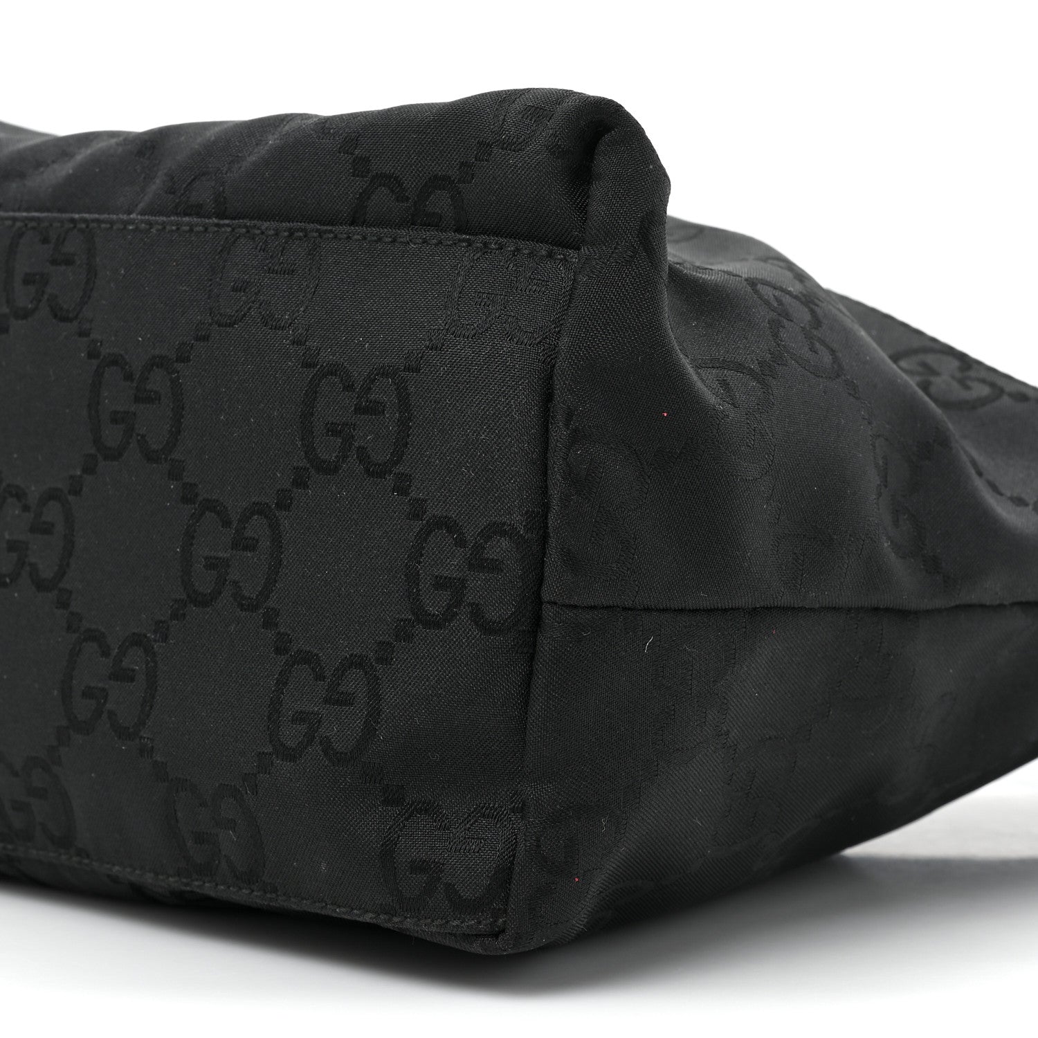 Gucci Nylon Monogram Small Hobo Black 8 of 9