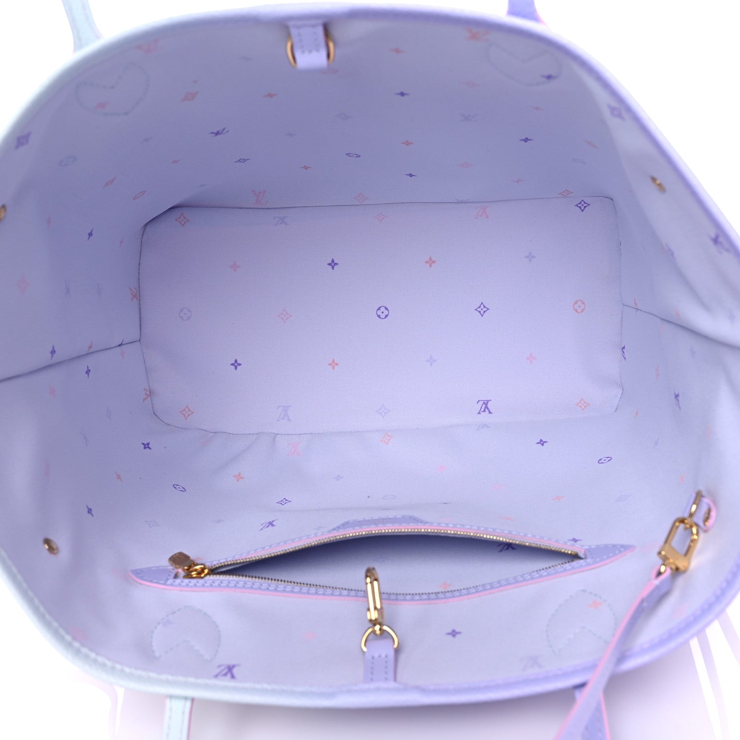 Louis Vuitton Monogram Giant Spring In The City Neverfull MM Sunrise Pastel 6 of 9