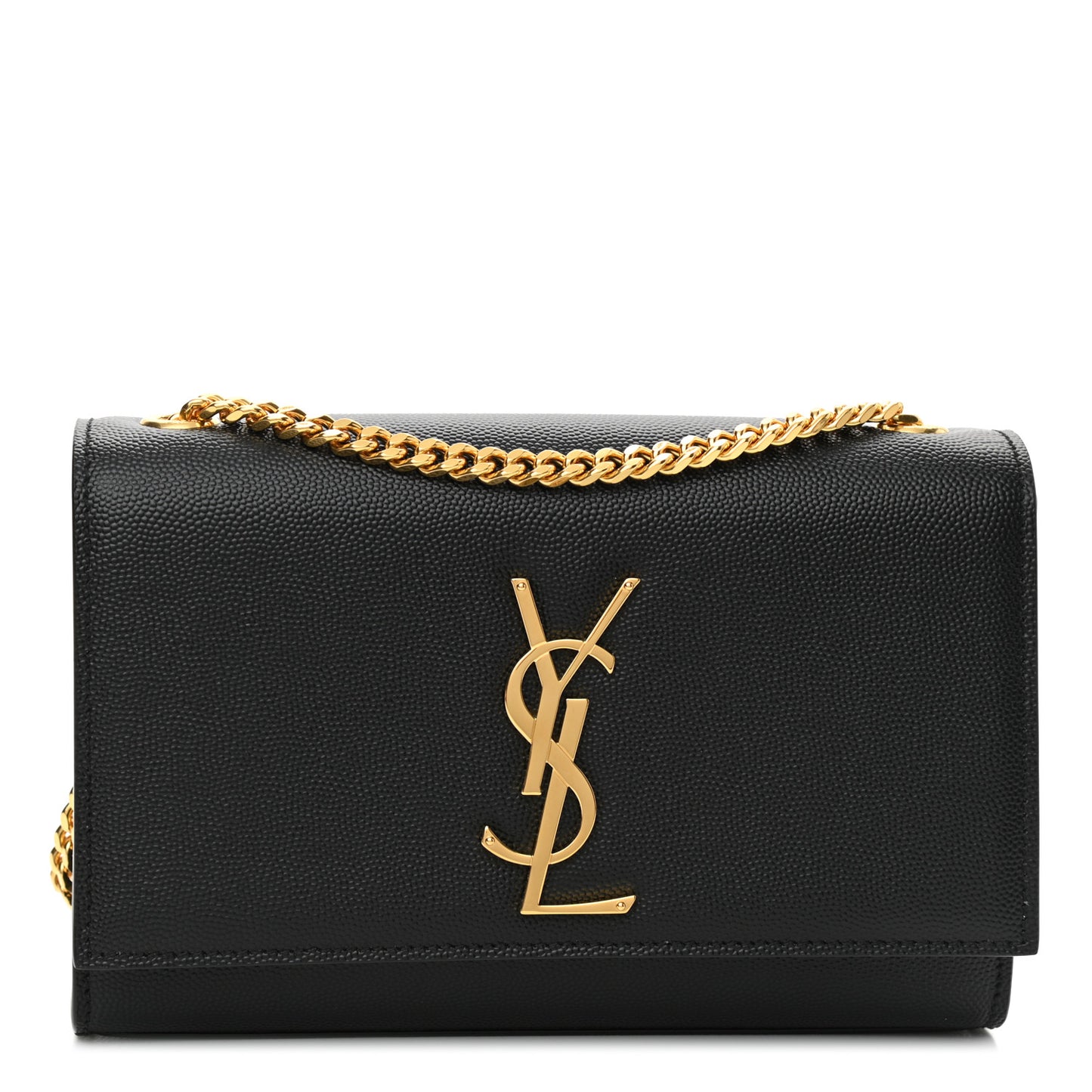 Grain De Poudre Small Monogram Kate Satchel Black