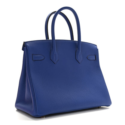 Hermes Togo Birkin 30 Bleu Electrique 3 of 11