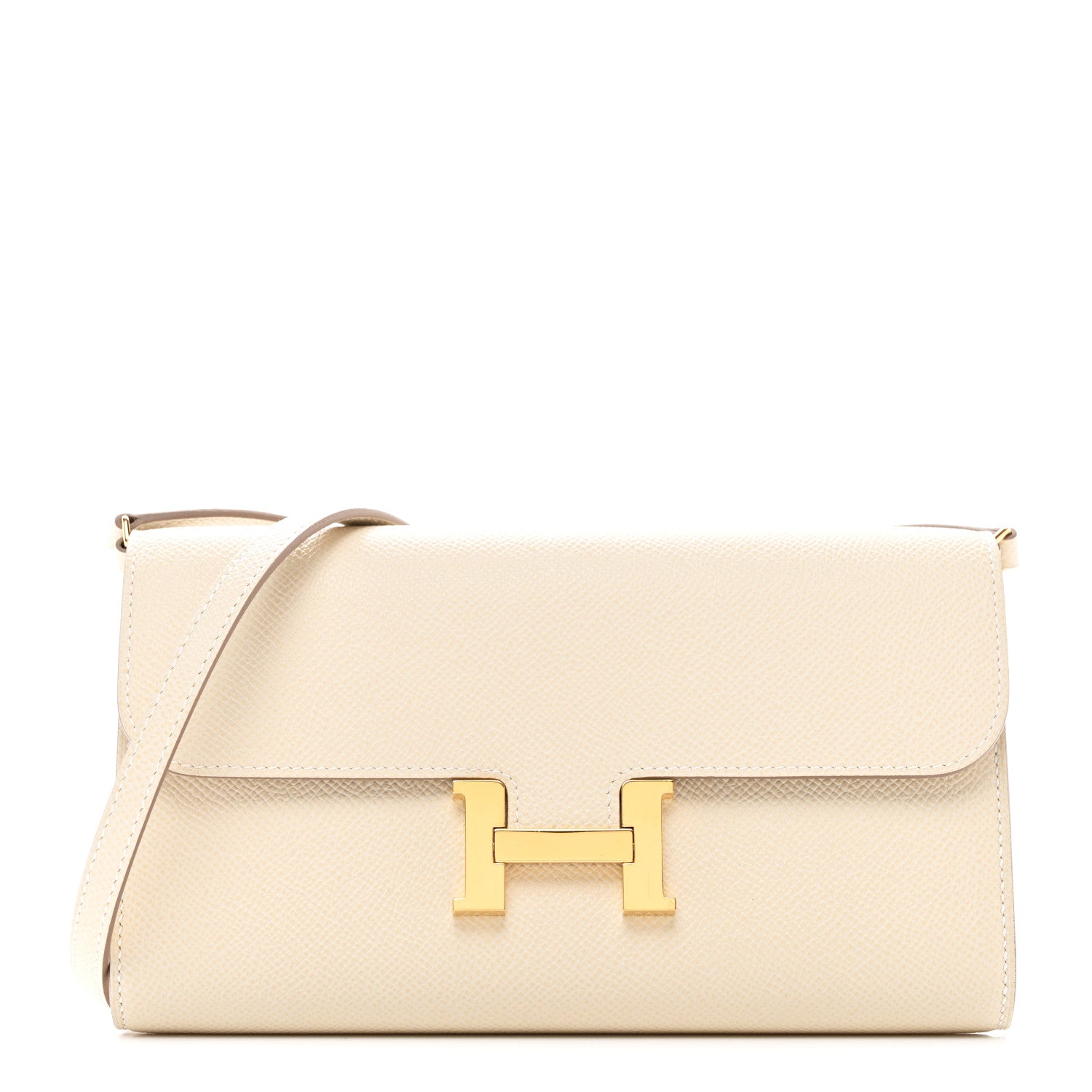 Hermes Epsom Constance Long To Go Wallet Craie 1 of 12