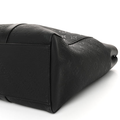 Louis Vuitton Taurillon Monogram Sac Plat 24H Black 9 of 9