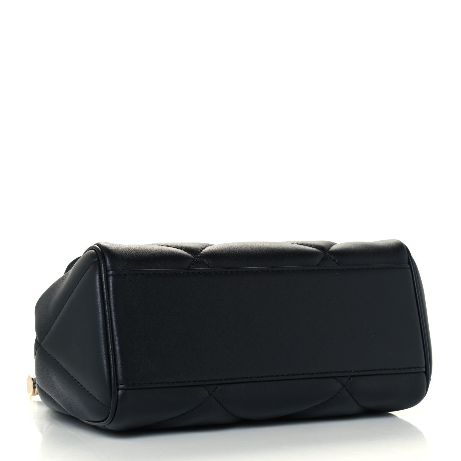 Dolce & Gabbana Calfskin Quilted Small Miss Sicily Satchel Black 4 of 10