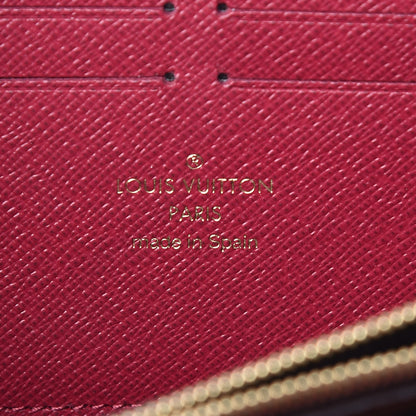 Louis Vuitton Monogram Clemence Wallet Fuchsia 6 of 8