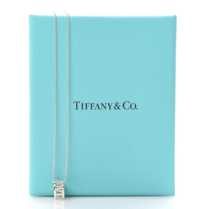Tiffany Sterling Silver Atlas Open Pendant Necklace 7 of 7