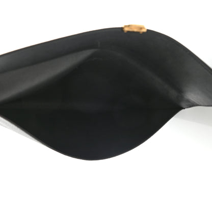 Alexander McQueen Calfskin Skull Envelope Clutch Black 4 of 8