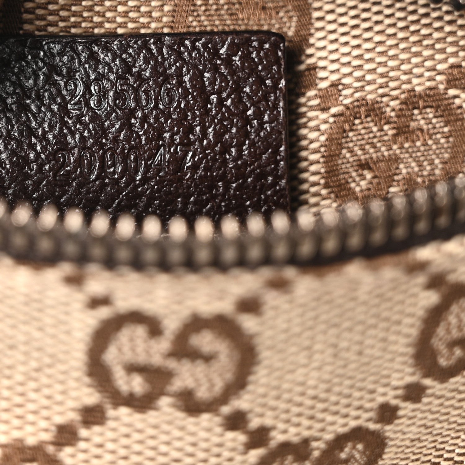 Gucci GG Monogram Double Pocket Belt Bag Dark Brown 7 of 10