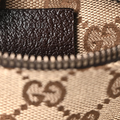 Gucci GG Monogram Double Pocket Belt Bag Dark Brown 7 of 10