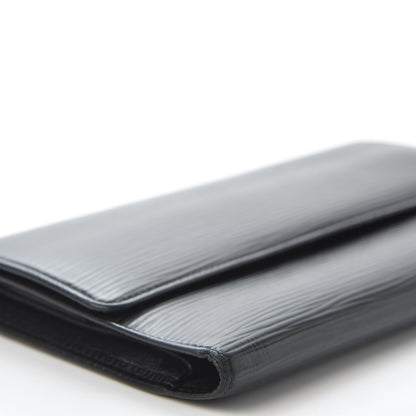 Louis Vuitton Epi Porte Tresor International Wallet Black 5 of 10