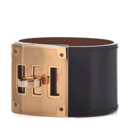 Hermes Box Kelly Dog Bracelet T2 Black 1 of 7
