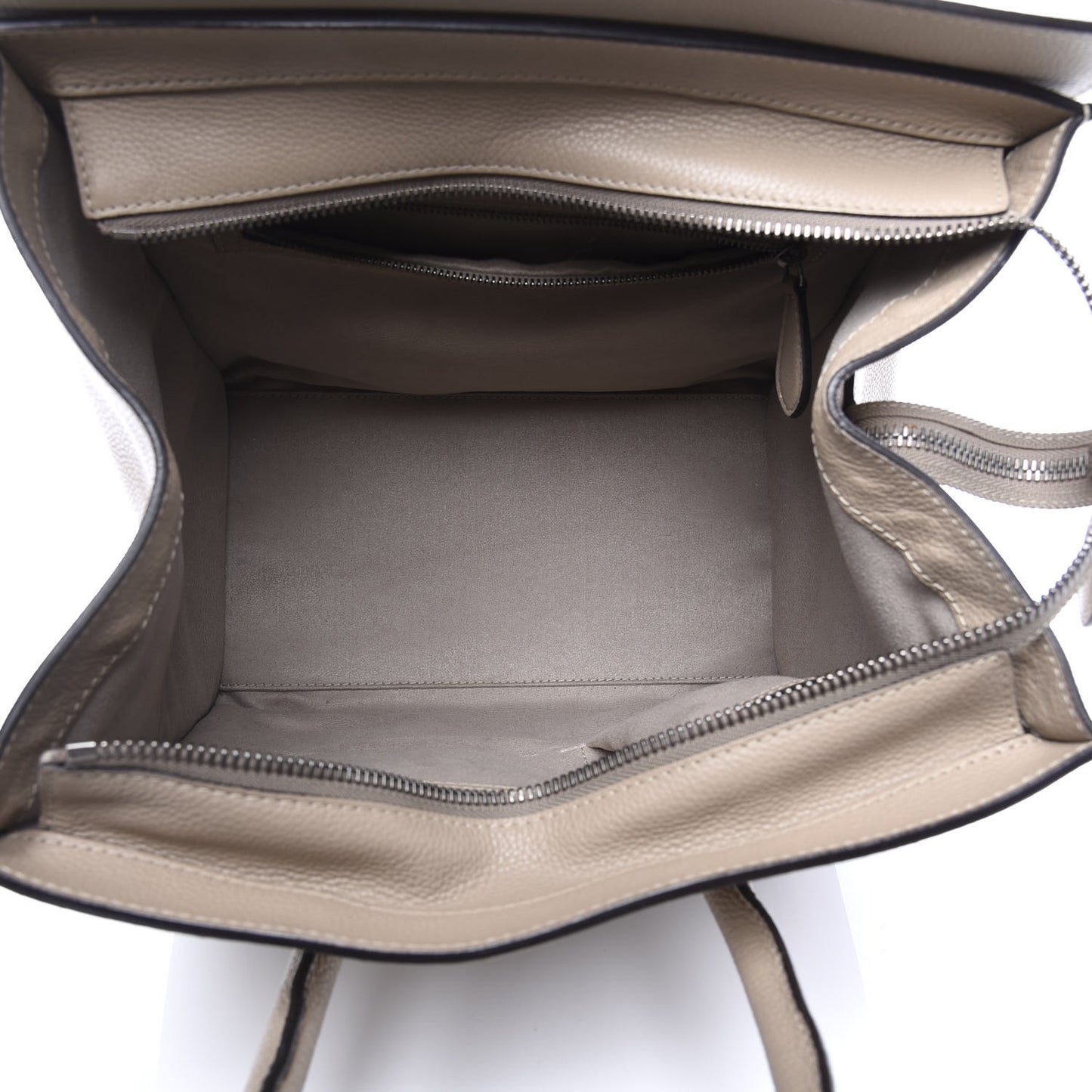 Drummed Calfskin Mini Luggage Dune