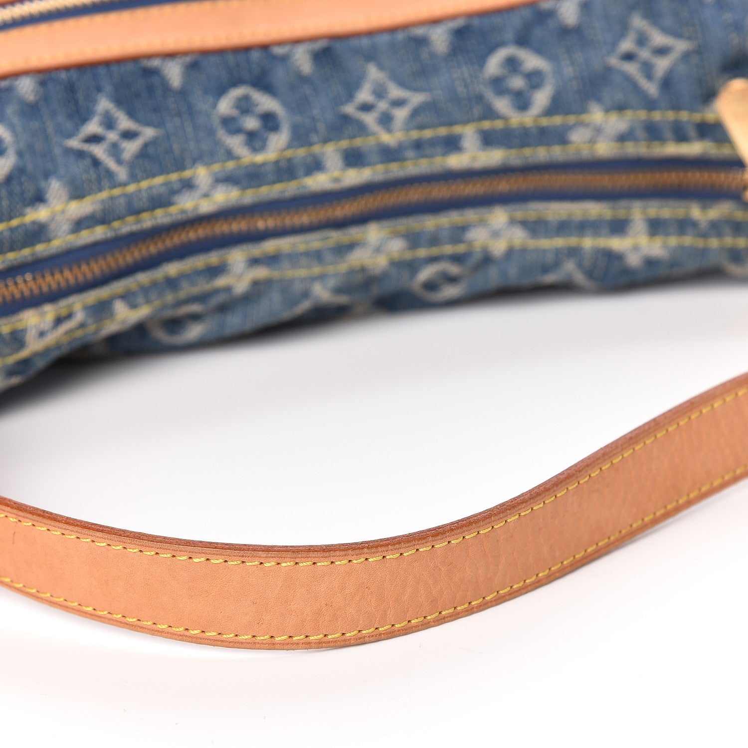 Louis Vuitton Monogram Denim Baggy PM Blue 13 of 16