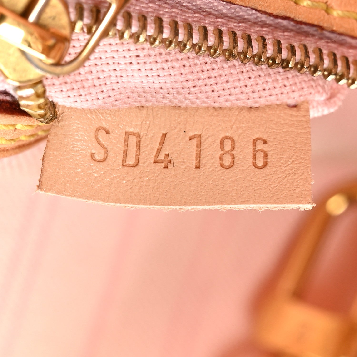 Louis Vuitton Damier Azur Delightful PM Rose Ballerine 7 of 12