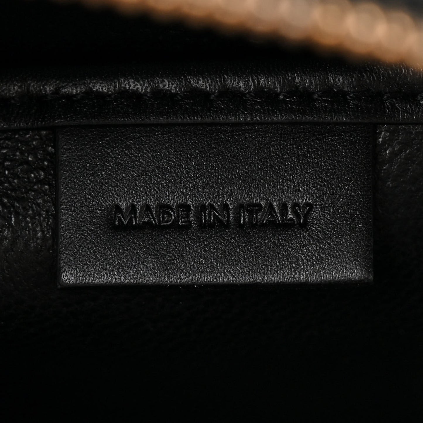 Calfskin Lambskin Canvas Jacquard Floral Nano Luggage Black