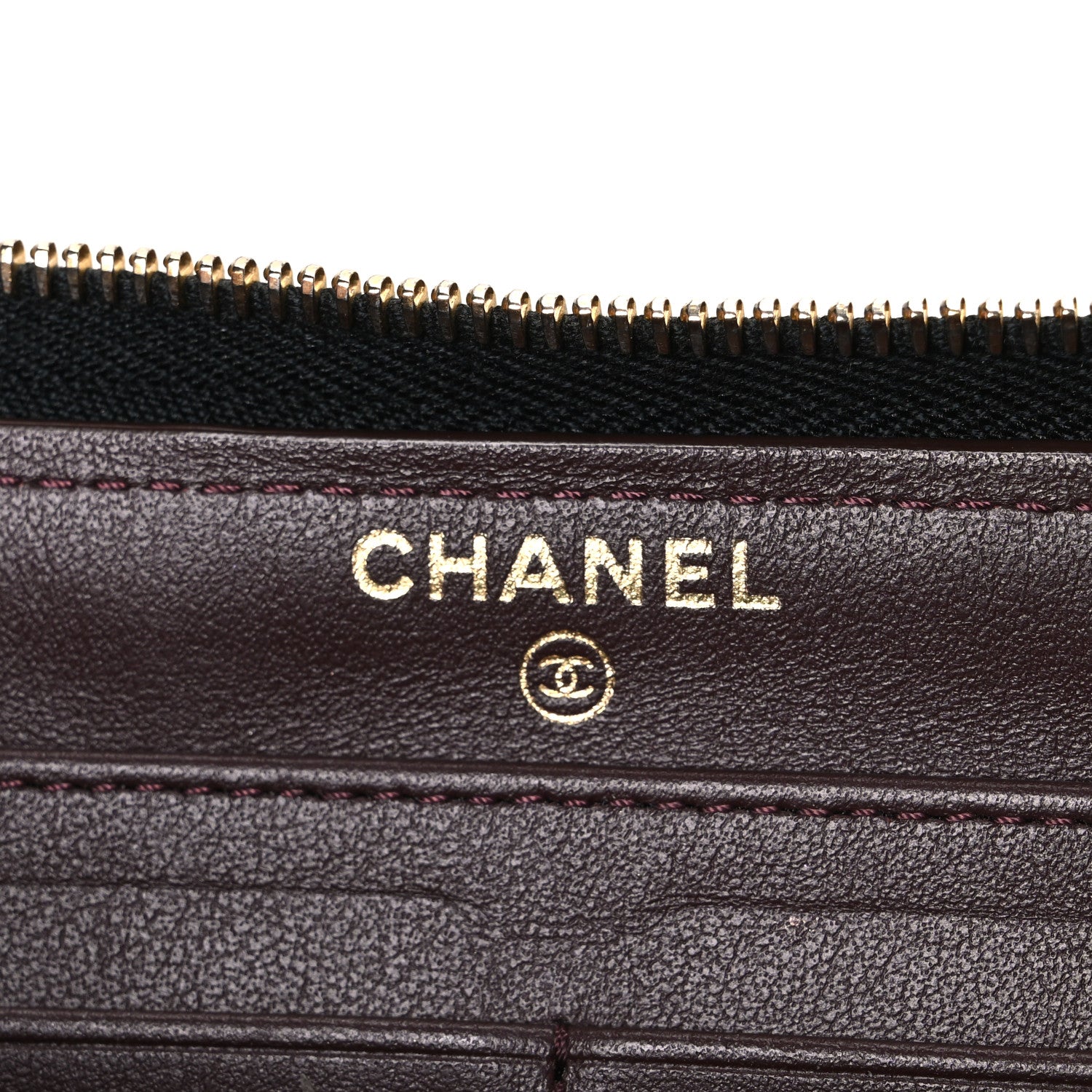Chanel Caviar Quilted Large Gusset Zip Around Wallet Black 6 of 8