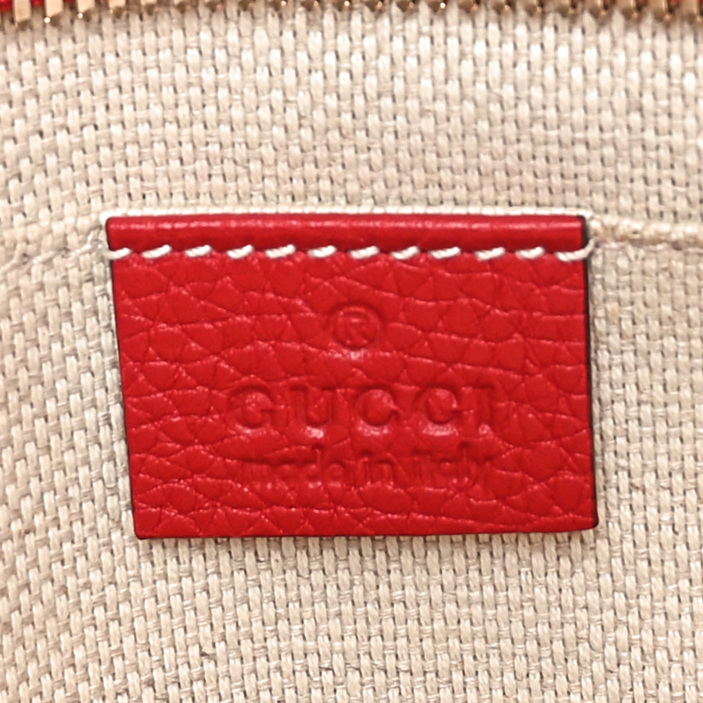 Pebbled Calfskin Small Soho Disco Bag Tabasco Red