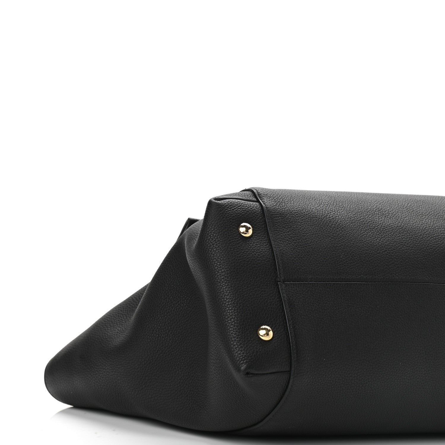 Salvatore Ferragamo Grained Calfskin Bitter Pocket Tote Black 9 of 10
