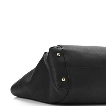 Salvatore Ferragamo Grained Calfskin Bitter Pocket Tote Black 9 of 10