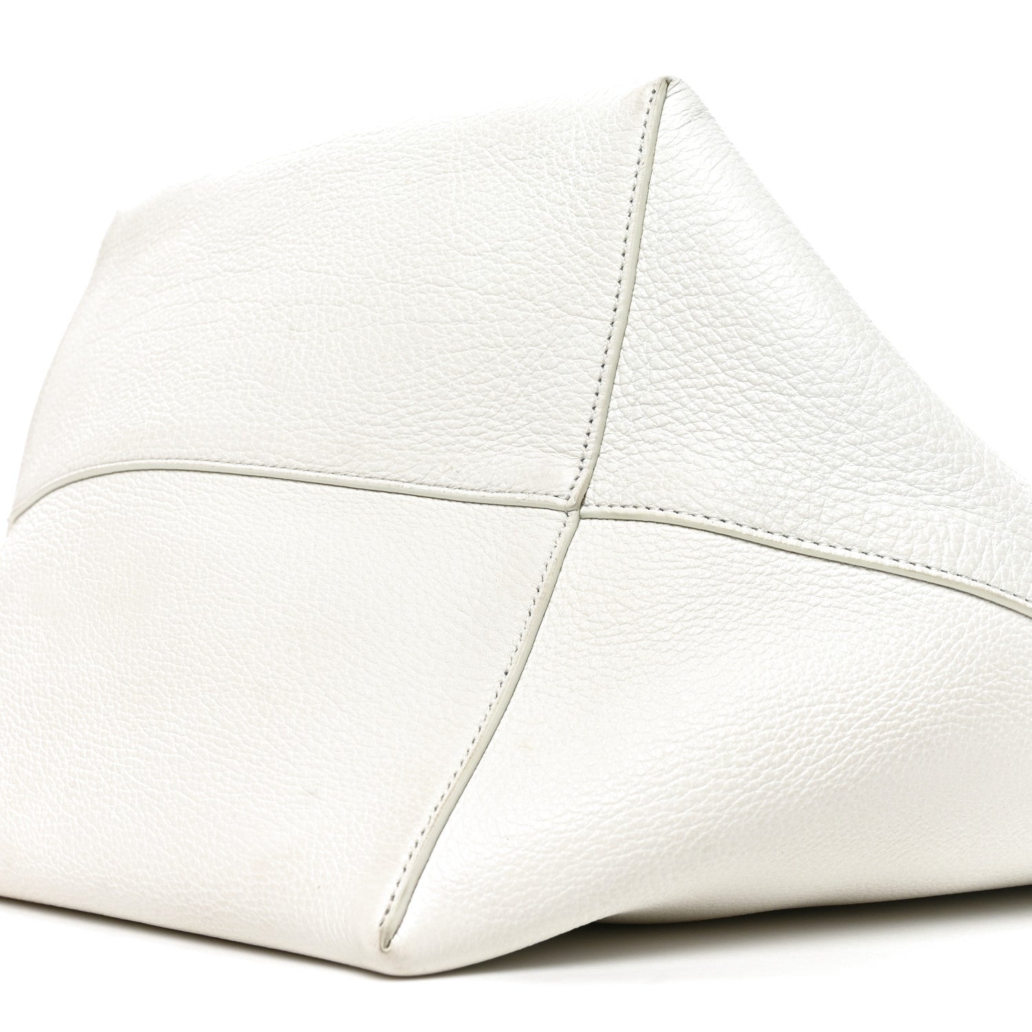 The Row Grained Calfskin Large N/S Park Tote Ivory 9 of 10