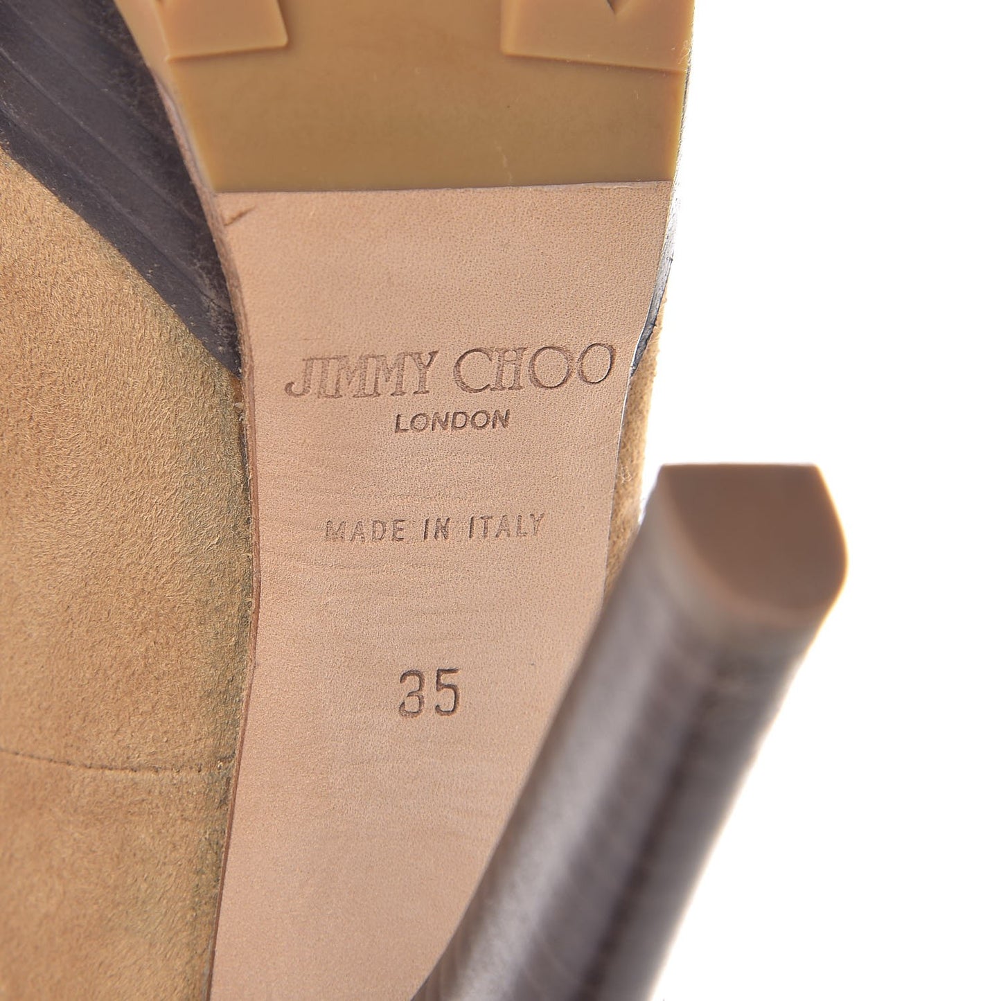 Suede Shearling Trixie Ankle Boots 35 Camel