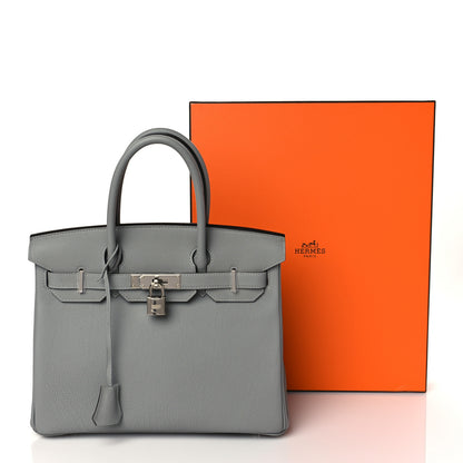 Hermes Togo Birkin 30 Gris Mouette 11 of 11