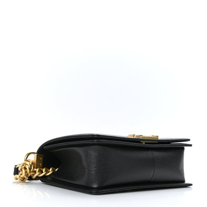 Chanel Caviar Quilted Medium Boy Flap Black 4 of 11