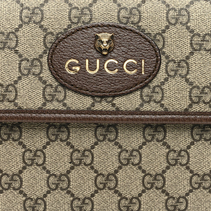 Gucci GG Supreme Monogram Neo Vintage Web Belt Bag Brown 9 of 11