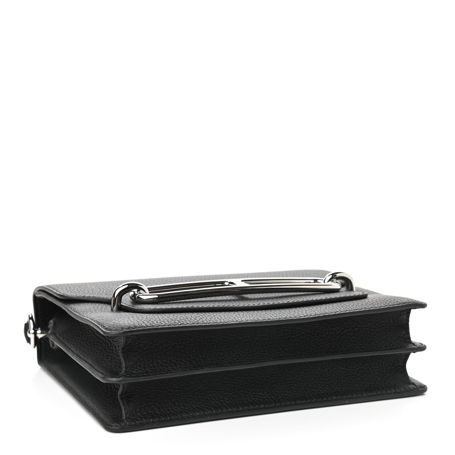 Hermes Taurillon Clemence Sac Roulis 23 Black 4 of 13