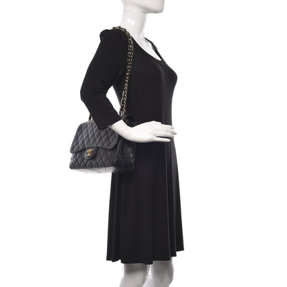 Chanel Caviar Quilted Jumbo Single Flap Black 2 of 12