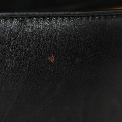 Gucci Calfskin Matelasse Medium GG Marmont Shoulder Bag Black 11 of 11