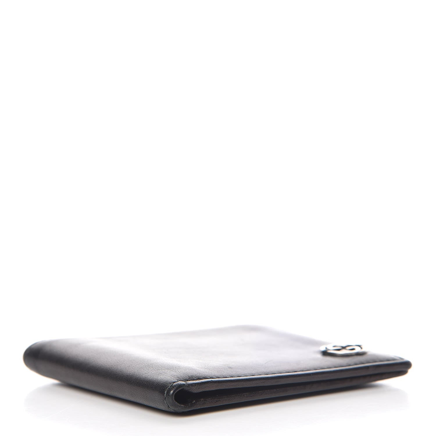 Gucci Calfskin Interlocking G Bi-Fold Wallet Black 4 of 11