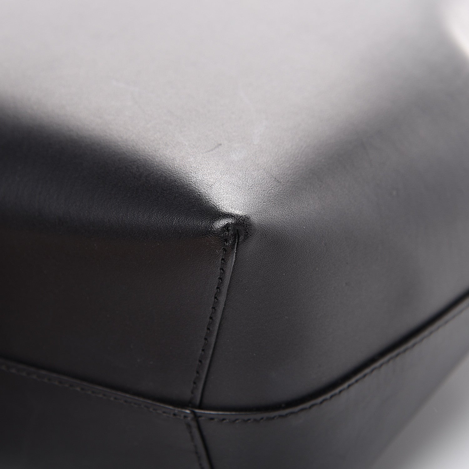 Mansur Gavriel Vegetable Tanned Calfskin Mini Bucket Bag Black Blu 12 of 16