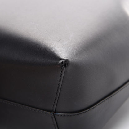 Mansur Gavriel Vegetable Tanned Calfskin Mini Bucket Bag Black Blu 12 of 16