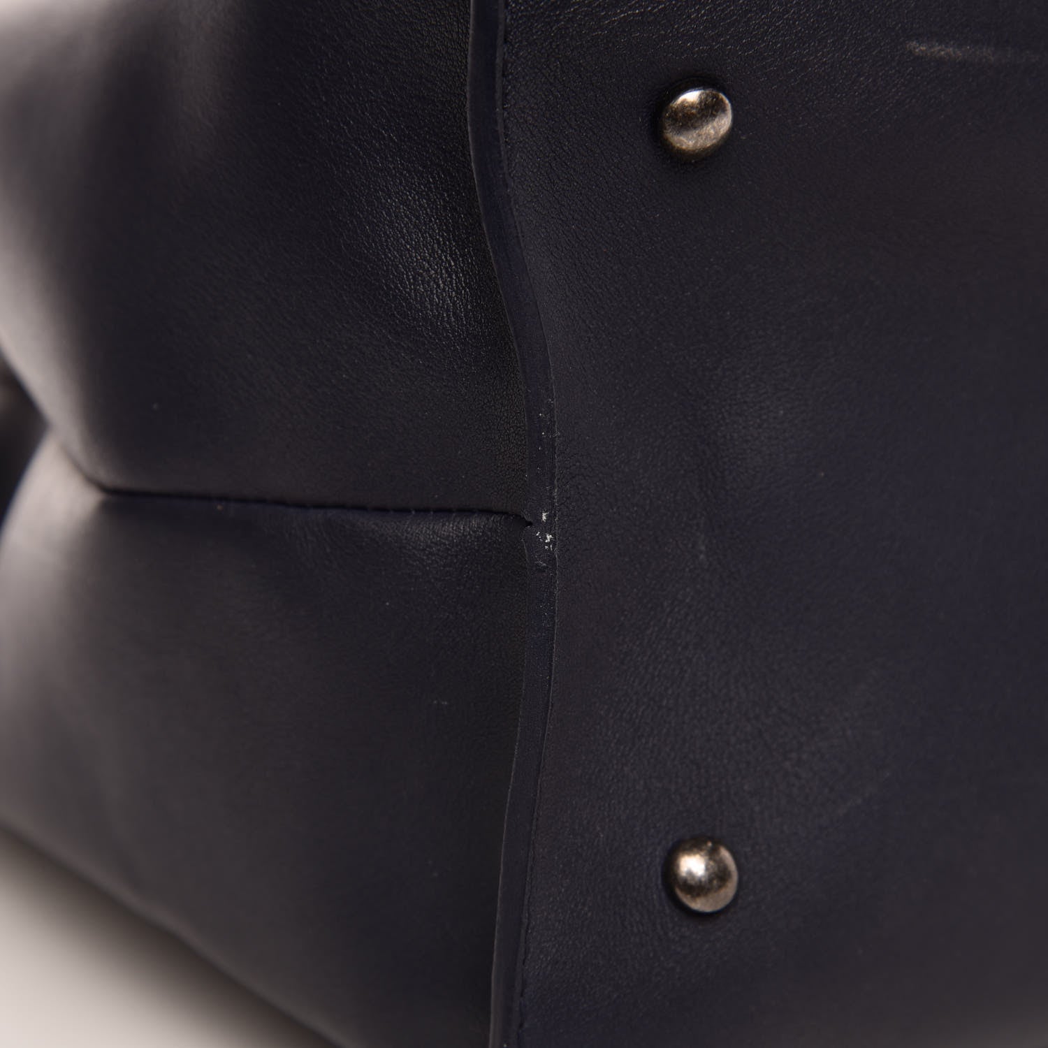 Chanel Calfskin Stitched Large Urban Luxury Drawstring Backpack Navy Blue 9 of 9