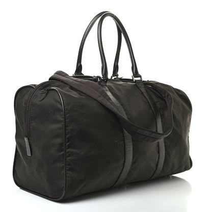 Prada Tessuto Nylon Saffiano Duffle Moro 2 of 6