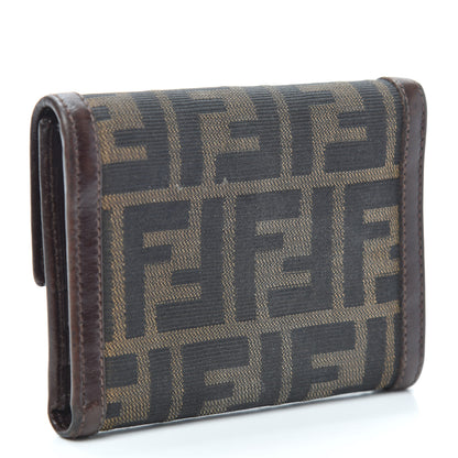 Fendi Zucca Compact Wallet Tobacco 3 of 6